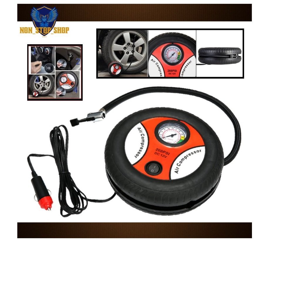 Kios Portable Electric Air Compressor for Car and Bike